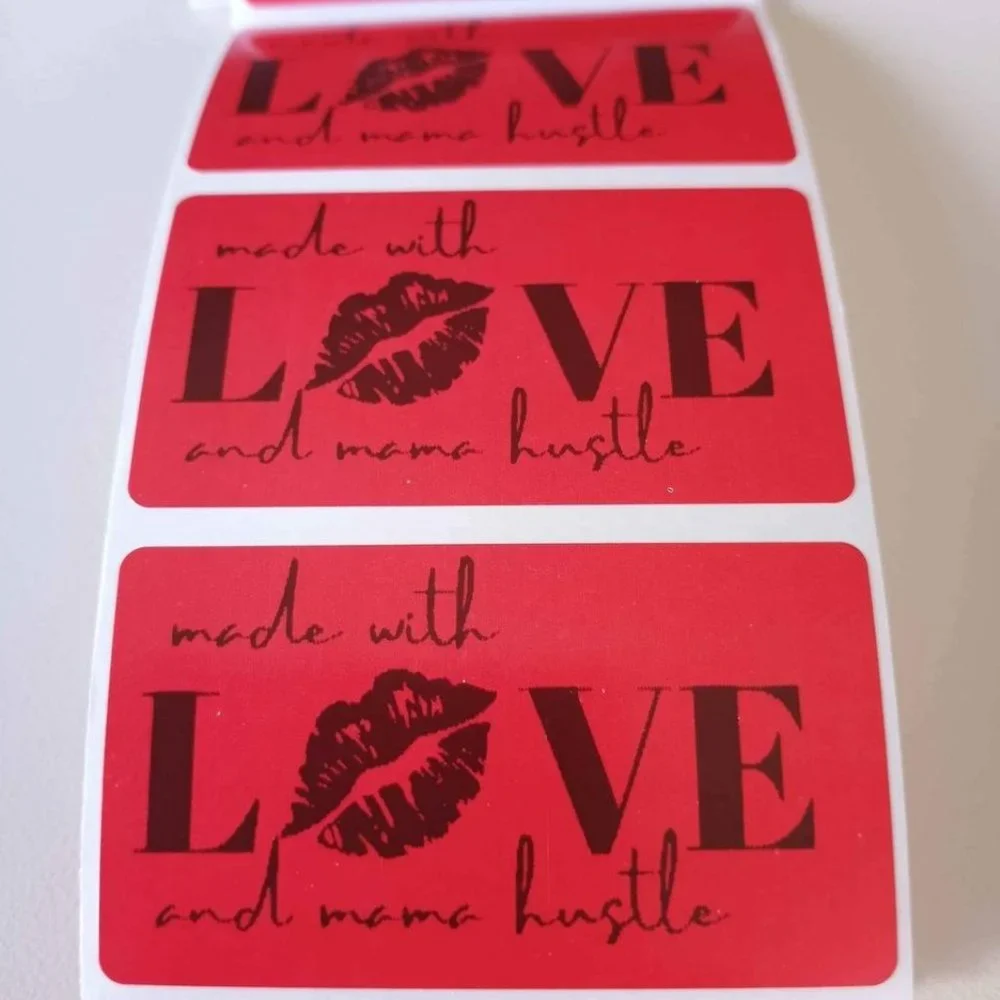💙100 Mama Hustle- Shipping Labels Thermal Packaging Stickers 2.25